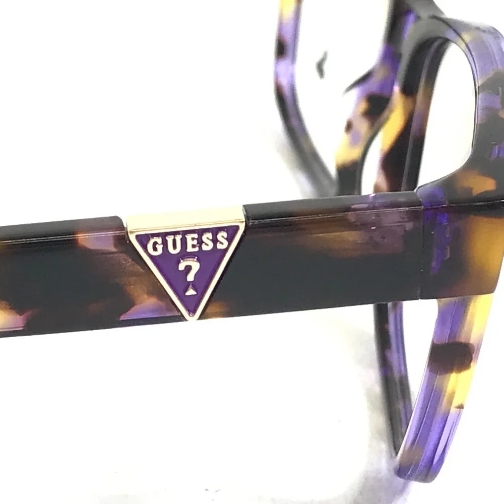 Guess Eyeglasses Frames GU2848 083 Purple Brown Yellow Tortoise 54-15-140